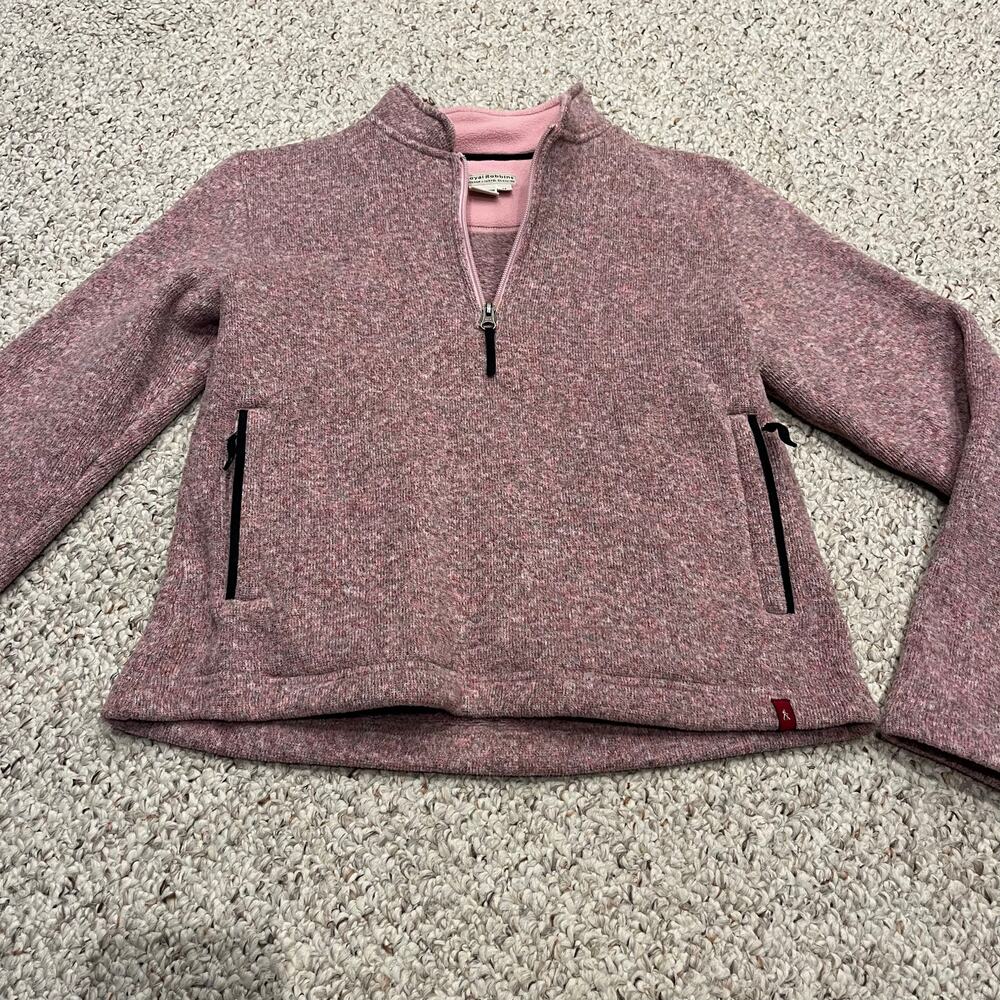 Royal Robbins Women's Quarter zip Fleece Pullover Sz M Outdoor Gorpcore Trail